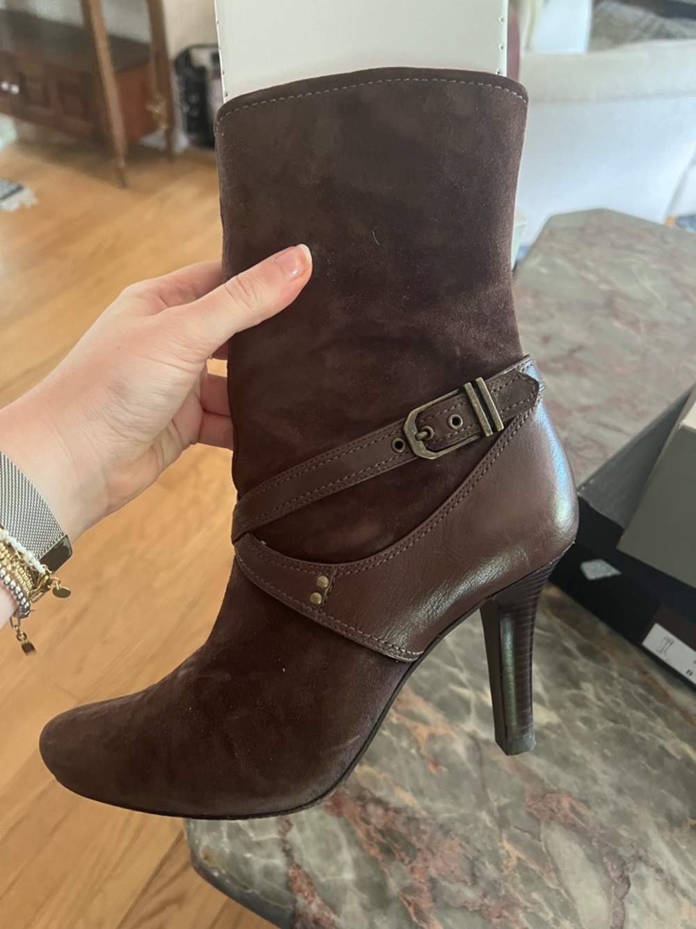 Cole Haan Autumn Short Boot in Brown Size 8